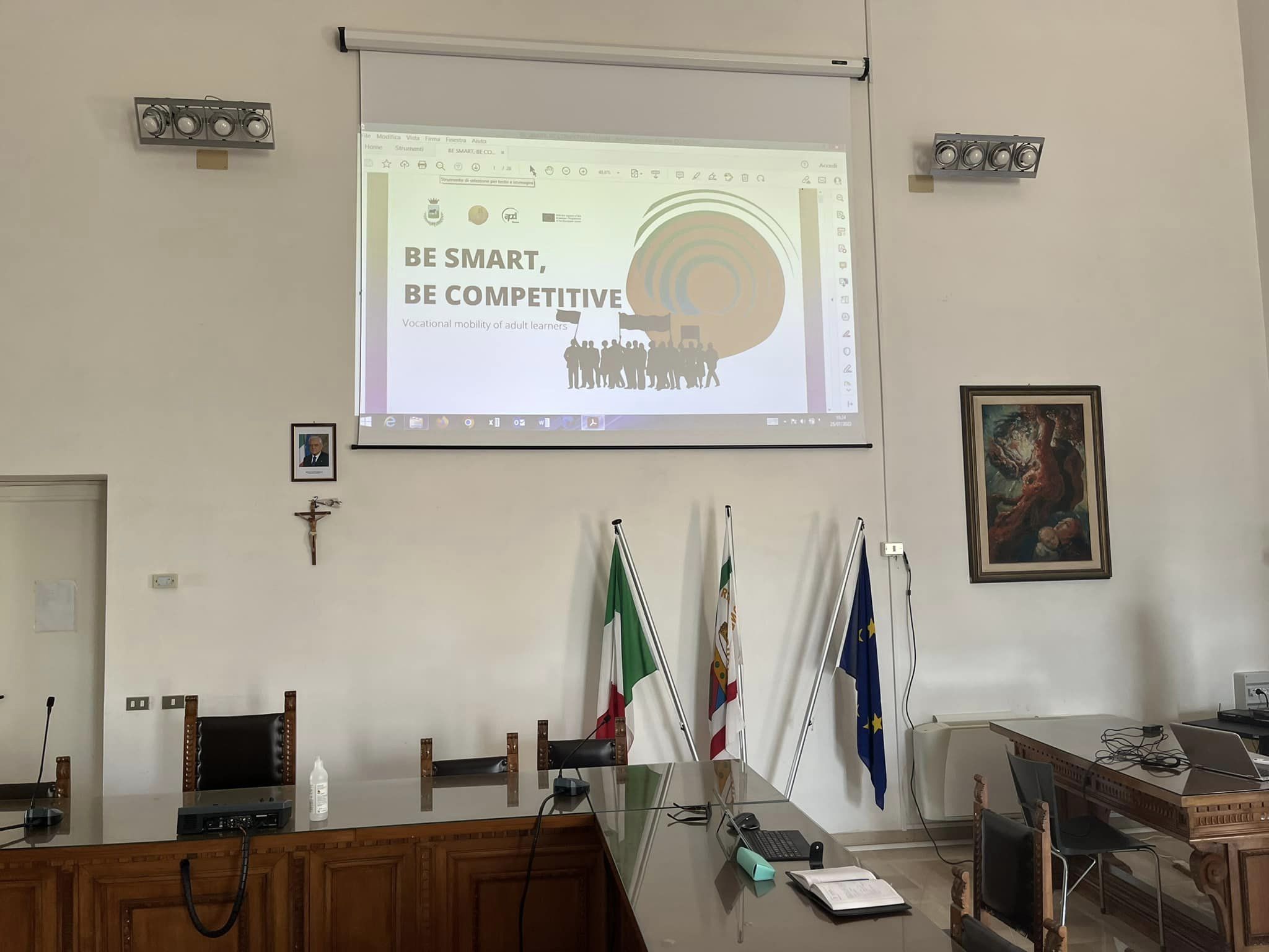 Poggiardo, Italia- iunie 2022 “Be smart, Be competitive”-Proiect de mobilitate in educatia adultilor. Aplicant : Asociatia Pro Democratia Club Buzau, partener- Asociatia JUMP IN , Italy
